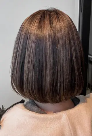 ミディアム カラー お任せヘア☘️☘️ 及川渚のヘアスタイル