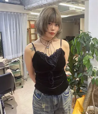 カラー 河原 楓樹のヘアスタイル