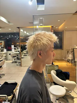 ショート カラー メンズ AUBE HAIR camelia　枚方店所属・メンズパーマ/ メンズカット/渡邊亘のヘアスタイル