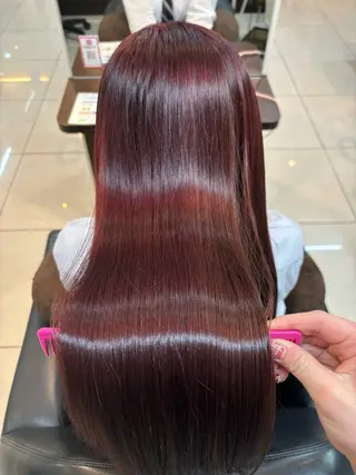セミロング カラー Riko 🎀🍪のヘアスタイル