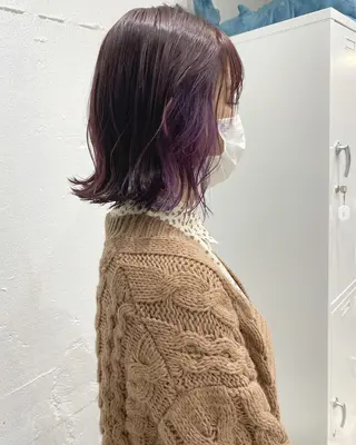 ショート カラー ヘアアレンジ ササキカズマ〻透明感 〻色落ち〻赤み消しのヘアスタイル