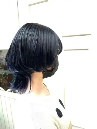 ミディアム カラー 🫟Blanco🫟 Color&Careのヘアスタイル
