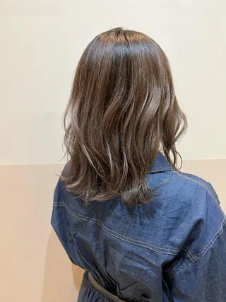 ミディアム 下山 大智のヘアスタイル