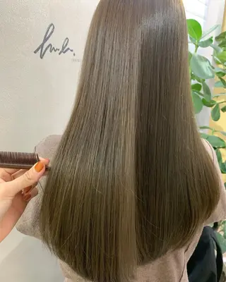 ロング カラー hub hair レイヤー/透明感のヘアスタイル