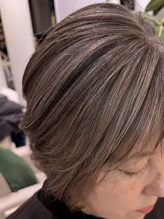 セミロング カラー ★mocca★ 細川のヘアスタイル