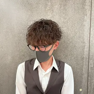 ショート パーマ メンズ 瀧野 翔吾【メンズ特化】のヘアスタイル
