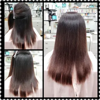 セミロング 根本 未由のヘアスタイル