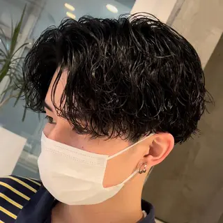 ショート パーマ メンズ fifth 石川 凪のヘアスタイル