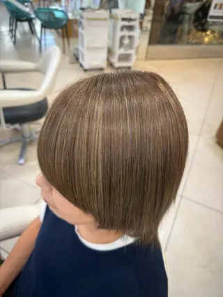 ミディアム カラー イーストハムネオ高木 亮人🌿のヘアスタイル