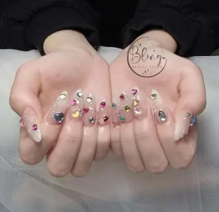 セミロング Bling Salonのネイルデザイン