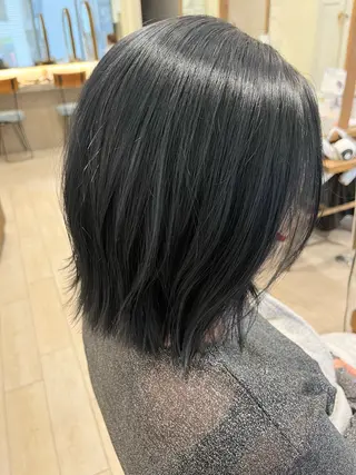 ミディアム 勝野 優佳のヘアスタイル