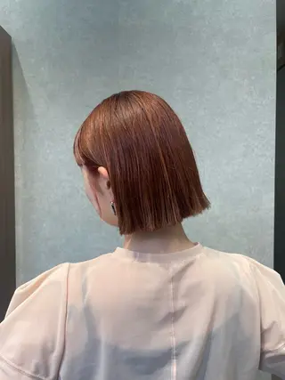 ミディアム Daisy🎀透け感 カラー🎀JUNAのヘアスタイル