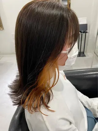 セミロング 川村 涼介のヘアスタイル