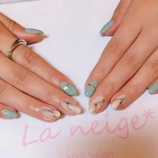 ネイル La neige* yuki 🐩🌙のネイルデザイン