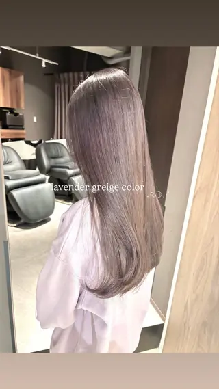 ロング カラー 透明感カラー・レイヤ ー🎀amika🎀のヘアスタイル