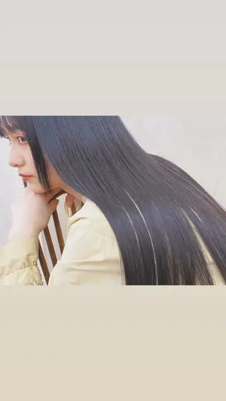 ロング 松村 ひかりのヘアスタイル