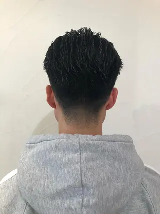 ショート カラー パーマ メンズ メンズサロン💈 吉岡陽【中野】のヘアスタイル