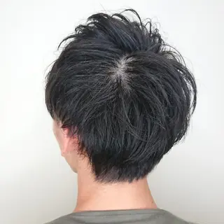 メンズ カラー パーマ ヘアアレンジ ブリーチ/ヘアケア/ 艶髪/イギチハルのヘアスタイル