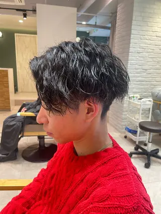 パーマ メンズ 髪質改善 BlancHairのヘアスタイル
