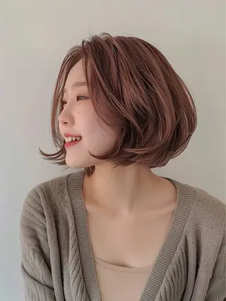 ショート カラー Hair&Eye Laffin.のヘアスタイル