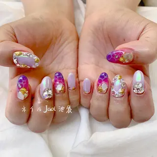 セミロング ネイルJaol 池袋のネイルデザイン