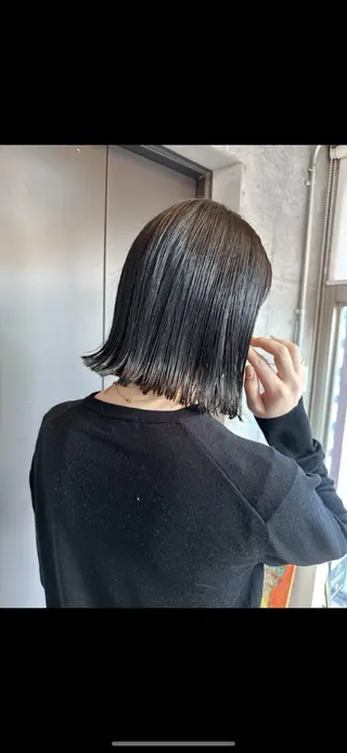 ミディアム ♥️ボブ/ブリーチ なしカラー/mahoのヘアスタイル