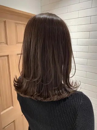 ミディアム カラー 坂本 なつきのヘアスタイル