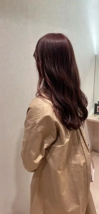 ロング カラー あ あのヘアスタイル