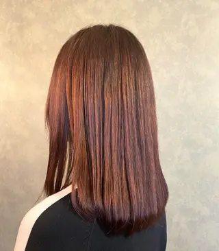ミディアム 立野 希沙のヘアスタイル