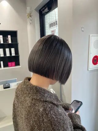 ミディアム カラー REINA ISHIDOのヘアスタイル