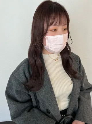 ロング 名駅/艶韓国風ヘア miyabiのヘアスタイル