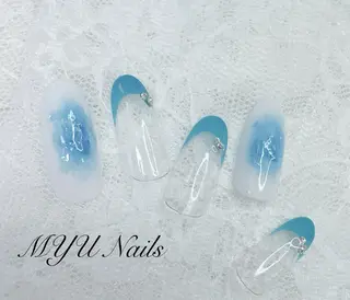 ネイル ニュアンスネイル🌈 MYU Nailsのネイルデザイン