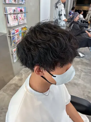 パーマ メンズ ⚡️メンズ/波巻き/ 片岡篤宣/水戸⚡️のヘアスタイル