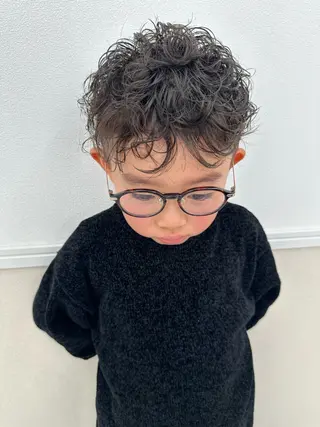 パーマ キッズ YUIMARL岡山店 MIRAIのヘアスタイル