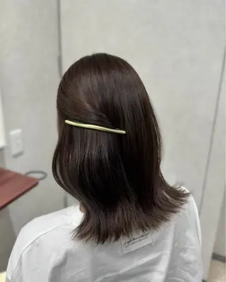 カラー 🩵ワンカラー／ 銀座／mayu🩵のヘアスタイル