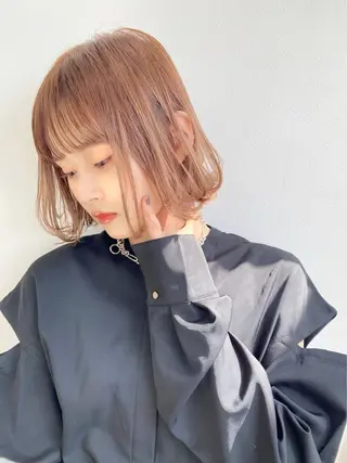 ミディアム カラー パーマ ヘアアレンジ 💐Mauve世田谷 / akariのヘアスタイル