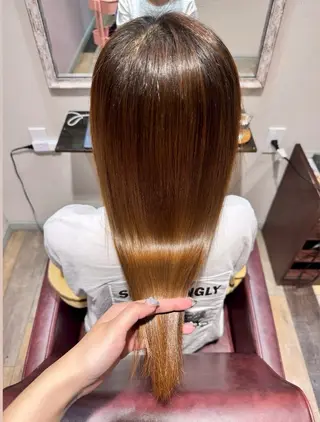 カラー 艶カラー/メンズ パーマ/いくののヘアスタイル