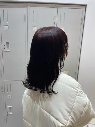 セミロング 🐺ウルフ/レイヤー カット/高嶋湧大のヘアスタイル