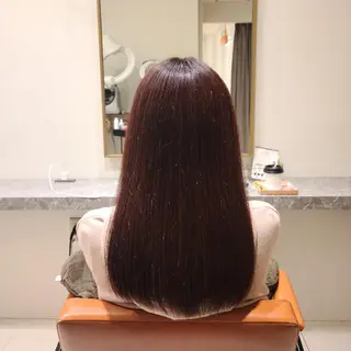 セミロング カラー 中井 啓悟のヘアスタイル