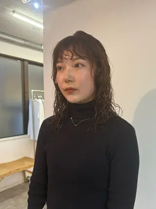 ミディアム パーマ Seeknext // Rukaのヘアスタイル