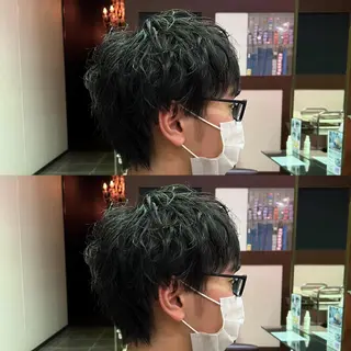 メンズ 梅田 カットモデル募集のヘアスタイル