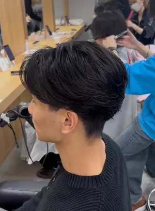 ショート パーマ メンズ 🩵韓国スタイル特化 🩵西澤結羽のヘアスタイル