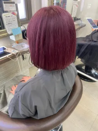 ショート カラー パーマ ヘアアレンジ kame|レイヤー / 似合わせ顔周りのヘアスタイル
