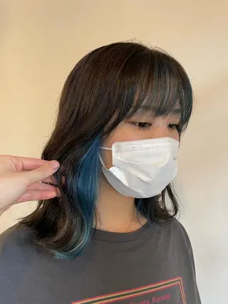 ミディアム カラー AKALA HAIR 西宮店 Juriのヘアスタイル