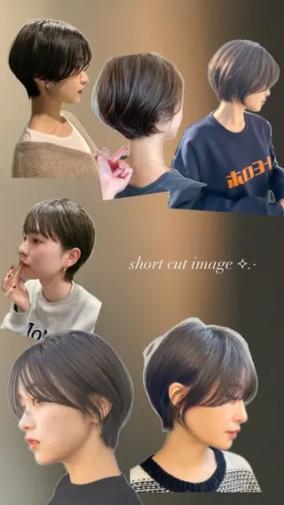 ショート mio / ショートカットモデルのヘアスタイル