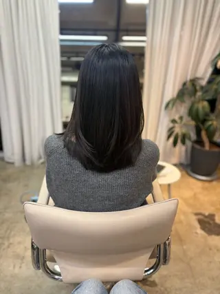 ミディアム ANLY. 明治神宮前所属・うる艶/透明感カラー 🐇🤍もものヘアスタイル