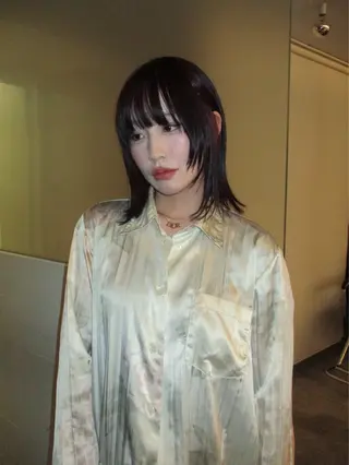 ミディアム リュウキ/レイヤー/ ナチュラル/モードのヘアスタイル