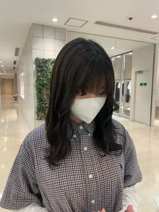 ミディアム 悠良/平塚店 似合わせ/カラーのヘアスタイル