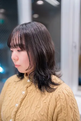 ミディアム カラー Lazo/ 原弥和子のヘアスタイル