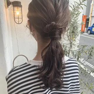 カラー ヘアアレンジ hana ROCCO3rdのヘアスタイル